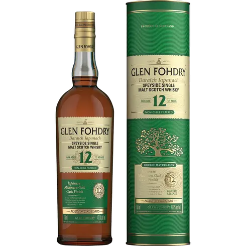 Glen Fohdry 12yr Mizunara Oak Cask Speyside Single Malt Glen Fohdry 12yr Mizunara Oak Cask Speyside Single Malt