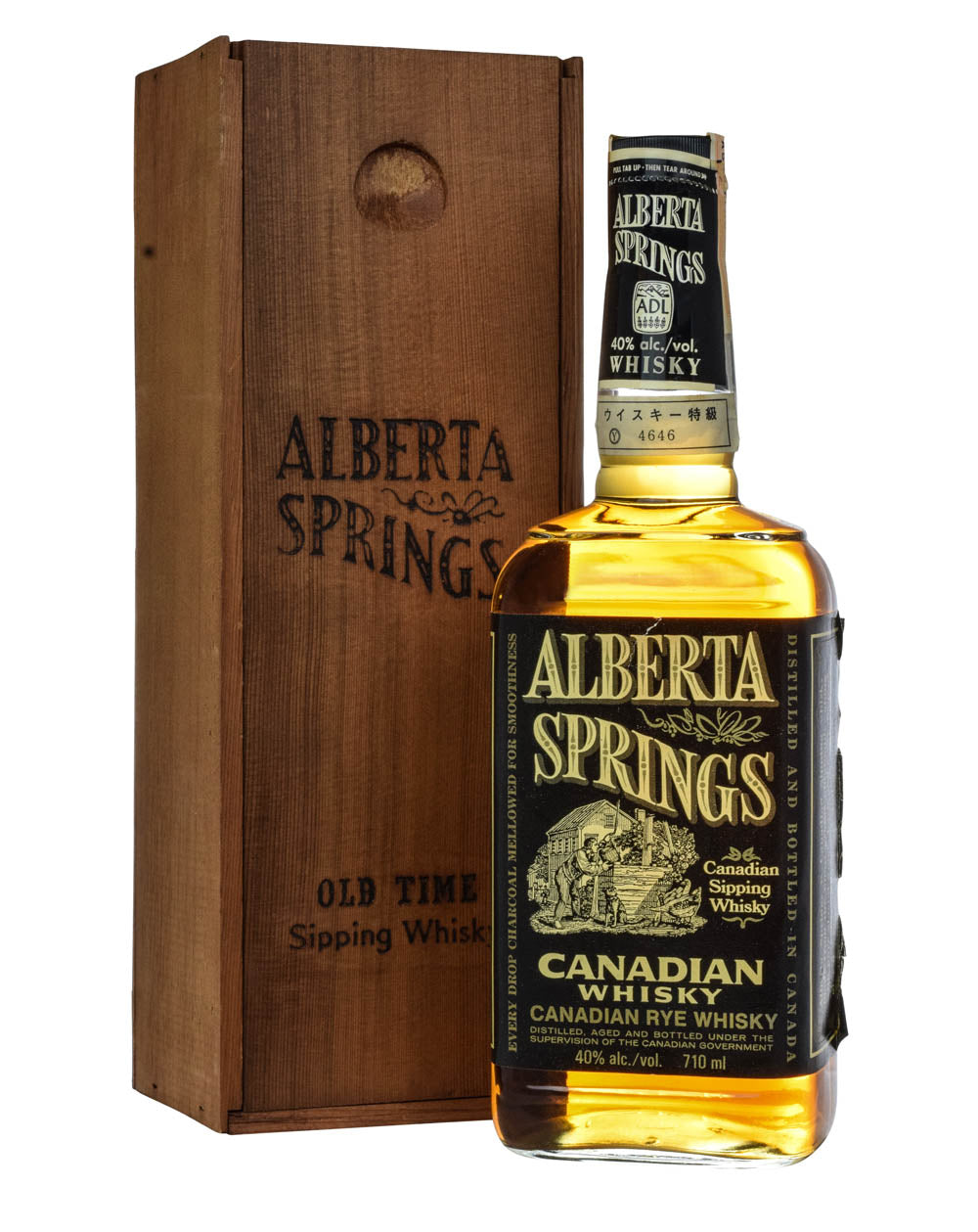 Alberta Springs 1974 Old Time Canadian Whisky | 700ML World of Whiskey Sale Alberta Springs 1974 Old Time Canadian Whisky | 700ML - World of Whiskey Sale