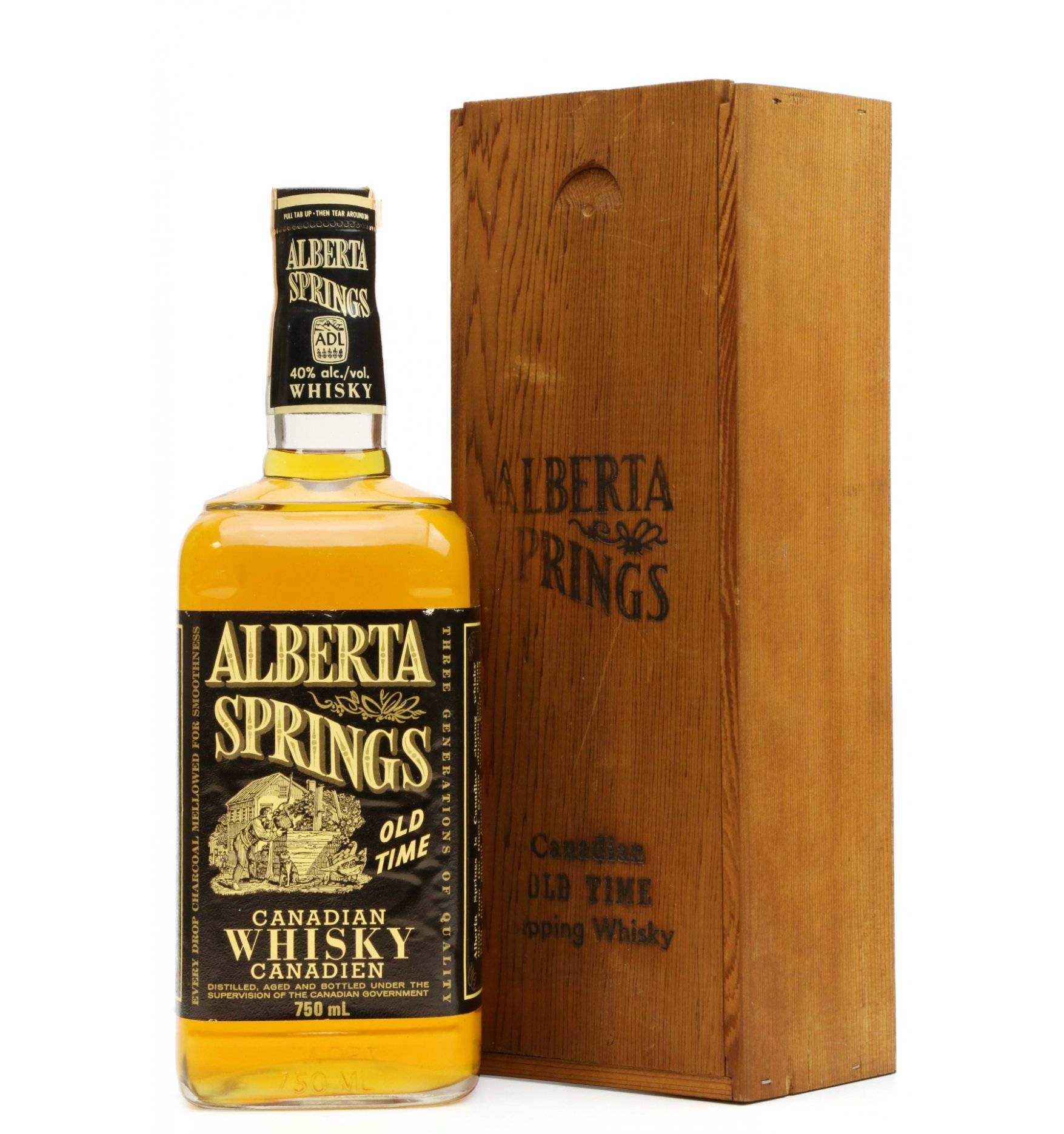 Alberta Springs 1977 Old Time Canadian Whisky World of Whiskey Sale Alberta Springs 1977 Old Time Canadian Whisky - World of Whiskey Sale