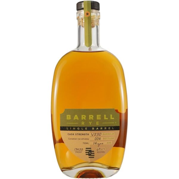 Barrell Craft 14 Year Old Single Barrel # V230 Canadian Rye Whiskey World of Whiskey Sale Barrell Craft 14 Year Old Single Barrel # V230 Canadian Rye Whiskey - World of Whiskey Sale