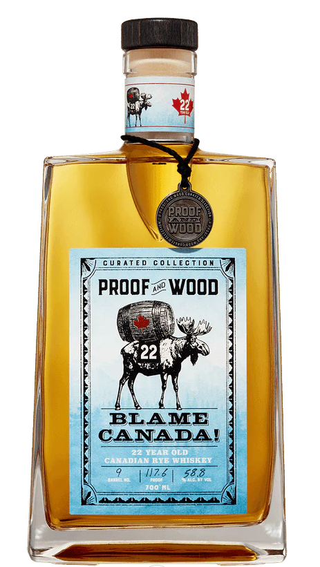 Blame Canada 22 Year Old Canadian Rye Whiskey | 700ML World of Whiskey Sale Blame Canada 22 Year Old Canadian Rye Whiskey | 700ML - World of Whiskey Sale