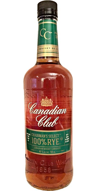 Canadian Club Chairman’s Select 100% Rye Whisky World of Whiskey Sale Canadian Club Chairman’s Select 100% Rye Whisky - World of Whiskey Sale