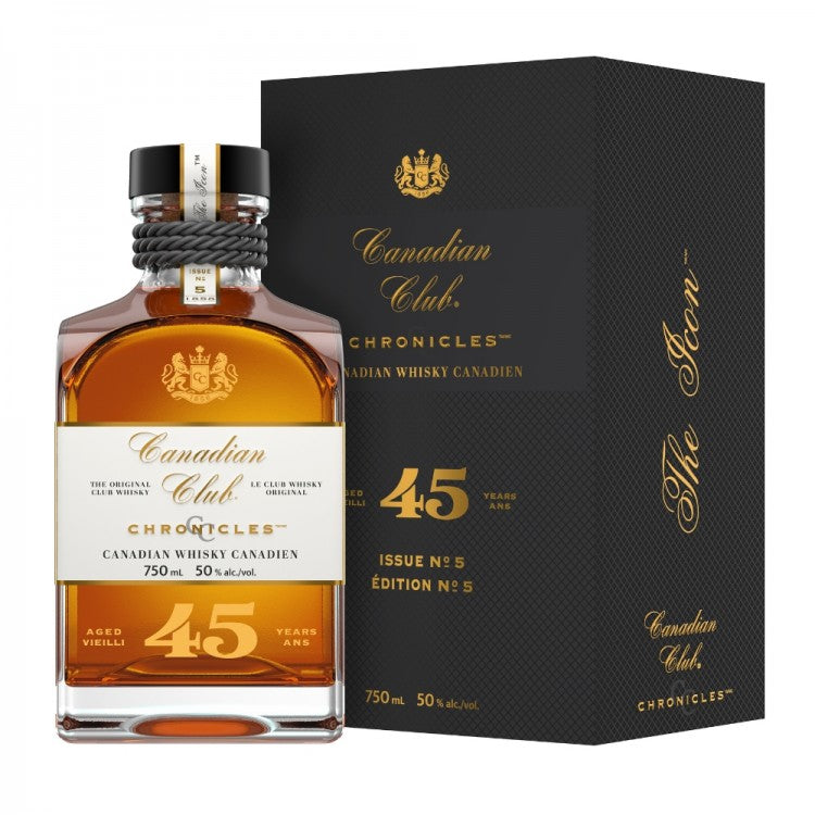 Canadian Club Chronicles Aged 45 Year Old Whisky World of Whiskey Sale Canadian Club Chronicles Aged 45 Year Old Whisky - World of Whiskey Sale