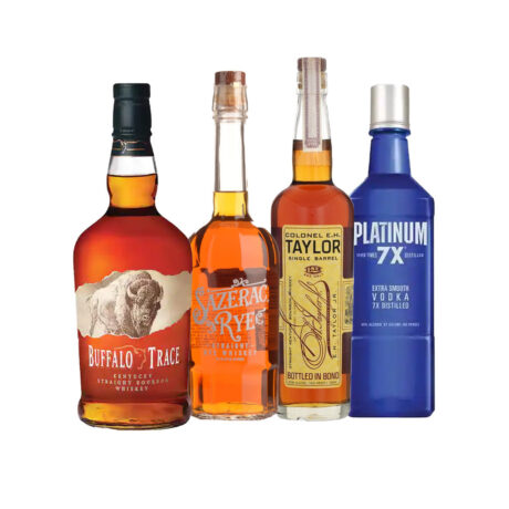 Colonel E.H Taylor Single Barrel, Sazerac Rye, Buffalo Trace Bourbon, Platinum 7X Vodka Special - World of Whiskey Sale