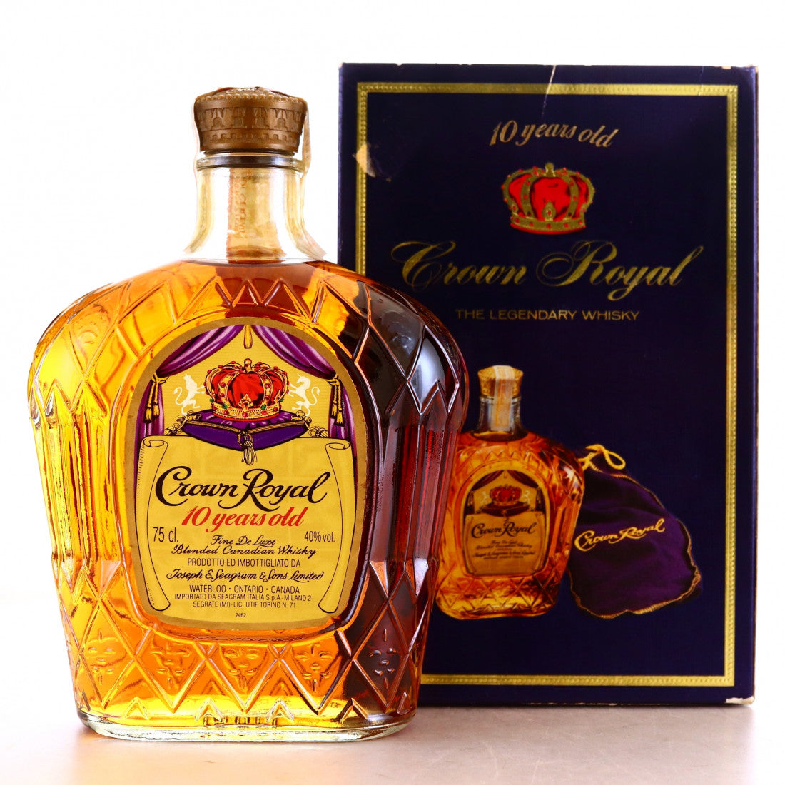 Crown Royal 10 Year Old (Bottled 1976) Canadian Whisky World of Whiskey Sale Crown Royal 10 Year Old (Bottled 1976) Canadian Whisky - World of Whiskey Sale