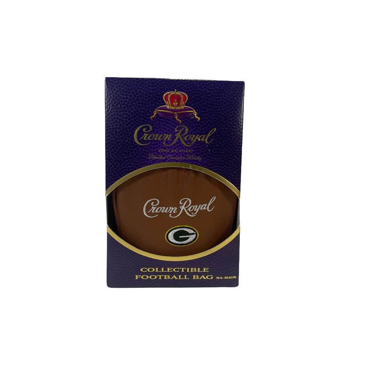 Crown Royal Limited Edition Green Bay Packers Collectible Football Bag Canadian Whisky World of Whiskey Sale Crown Royal Limited Edition Green Bay Packers Collectible Football Bag Canadian Whisky - World of Whiskey Sale