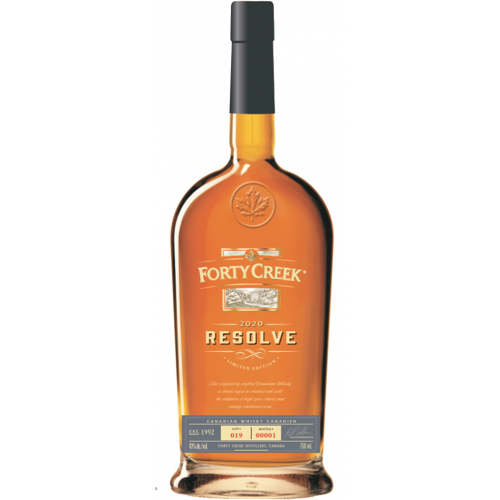 Forty Creek 2020 Resolve Limited Edition Canadian Whisky World of Whiskey Sale Forty Creek 2020 Resolve Limited Edition Canadian Whisky - World of Whiskey Sale