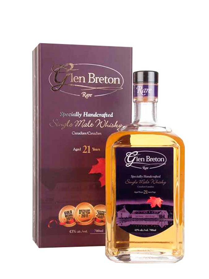 Glen Breton Rare 21 Year Old Canadian Single Malt Whisky World of Whiskey Sale Glen Breton Rare 21 Year Old Canadian Single Malt Whisky - World of Whiskey Sale