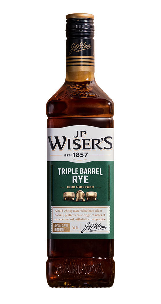 J.P. Wiser's Triple Barrel Canadian Rye Whisky World of Whiskey Sale J.P. Wiser's Triple Barrel Canadian Rye Whisky - World of Whiskey Sale