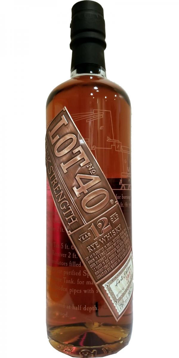 Lot No. 40 12 Year Cask Strength Canadian Whisky World of Whiskey Sale Lot No. 40 12 Year Cask Strength Canadian Whisky - World of Whiskey Sale