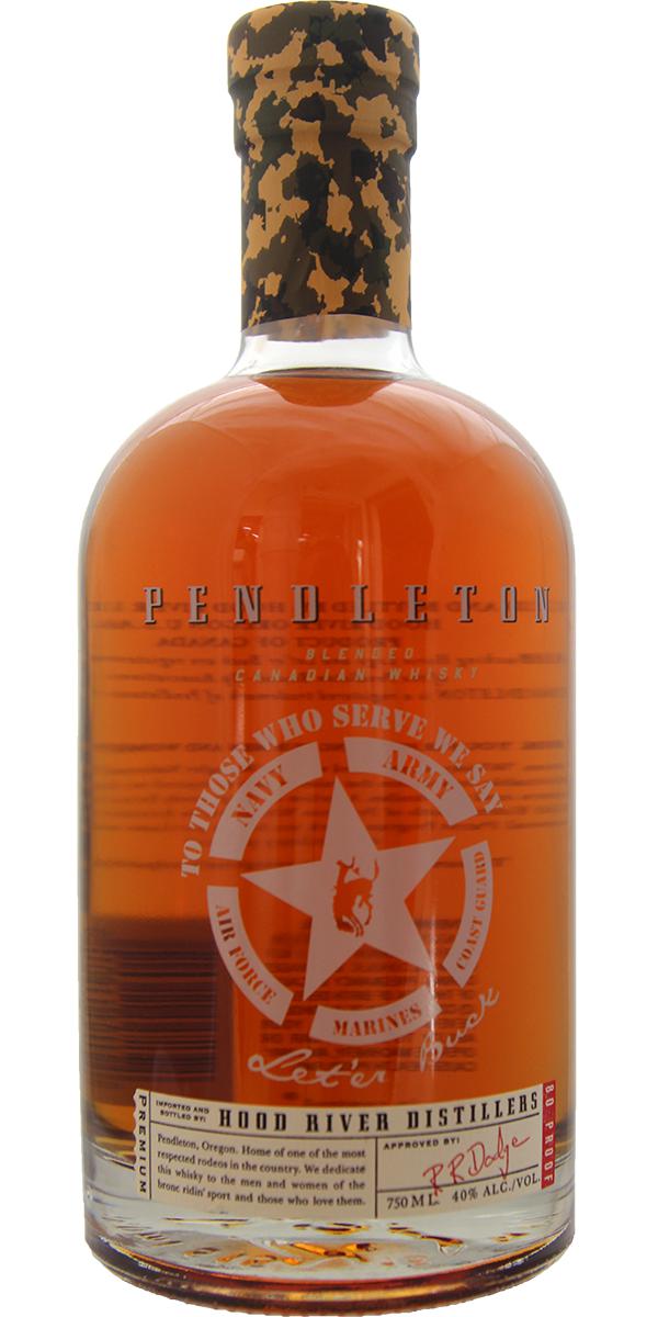 Pendleton Armed Forces Blended Canadian Whisky World of Whiskey Sale Pendleton Armed Forces Blended Canadian Whisky - World of Whiskey Sale