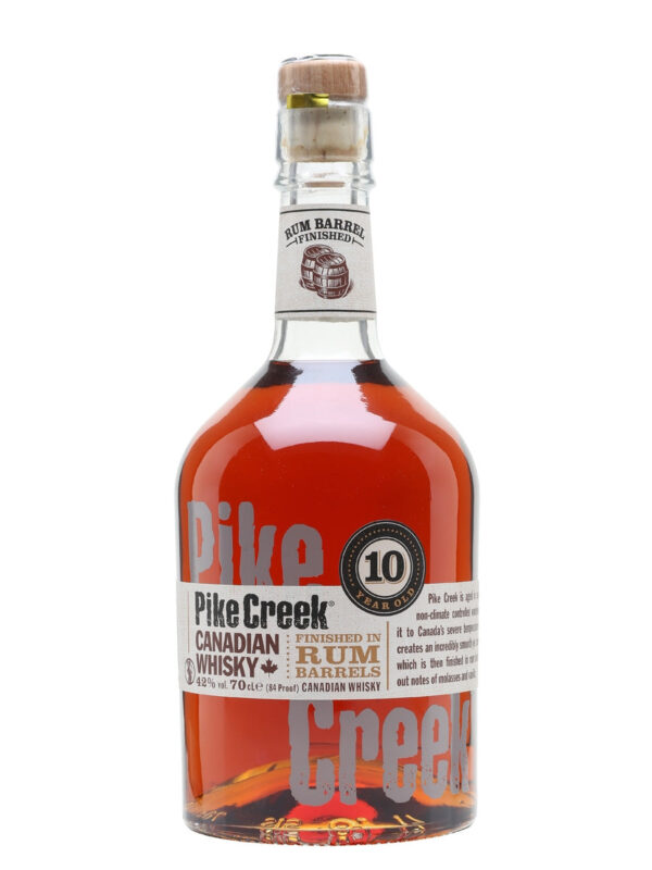Pike Creek 10 Year Old Rum Finish Canadian Whisky | 700ML World of Whiskey Sale Pike Creek 10 Year Old Rum Finish Canadian Whisky | 700ML - World of Whiskey Sale