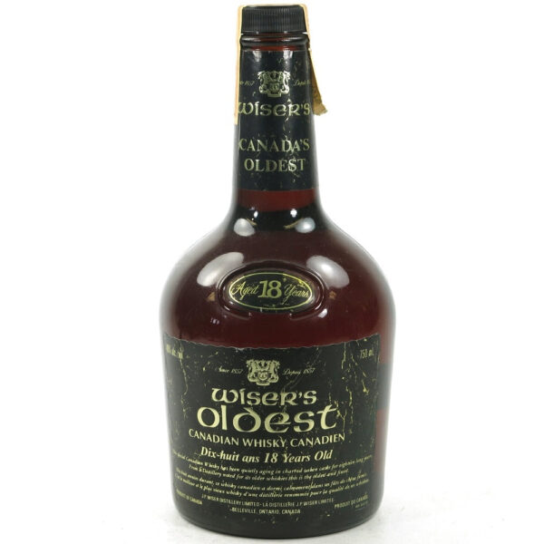 Wiser’s Oldest 18 Year Old 1970 Canadian Whisky World of Whiskey Sale Wiser’s Oldest 18 Year Old 1970 Canadian Whisky - World of Whiskey Sale