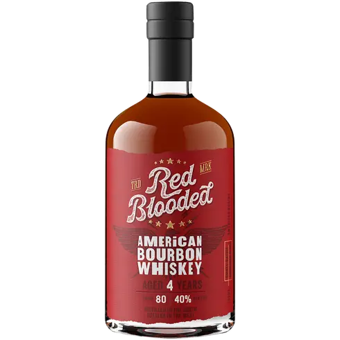 Red Blooded 4 Yr American Bourbon Whiskey 5